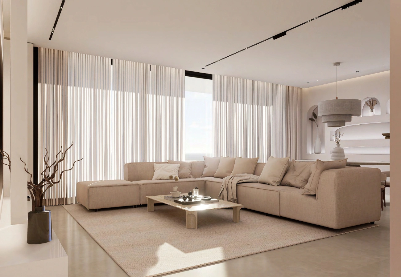 Penthouse de luxe à vendre à Malabata Hills avec vue mer à Tanger