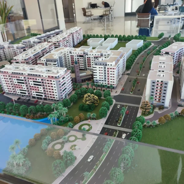 Vue aérienne du projet immobilier Golf Gardens à Tanger